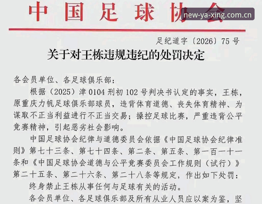 中国足协第三批禁足名单最新动态：65人受罚，终身禁足17人，亚星体育平台深度解读
